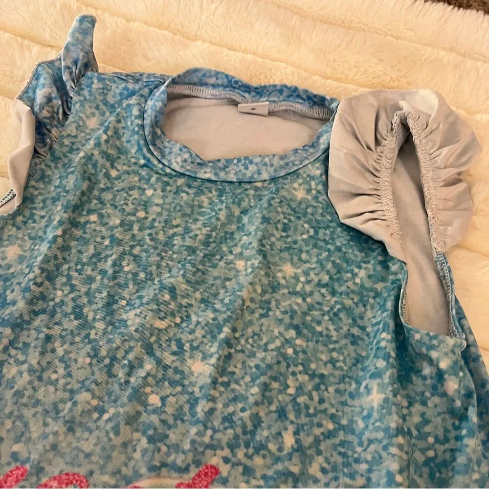 SHEIN little girl nightgown‎ with unicorn print